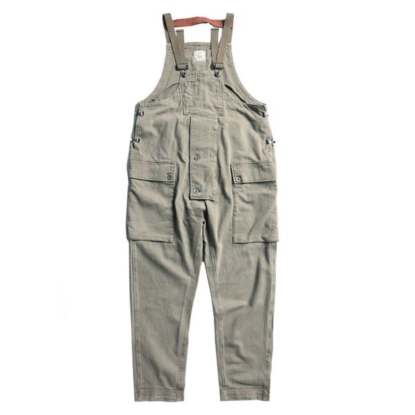 

nc-0005 retro heavy washed loose fitting overall, Blue