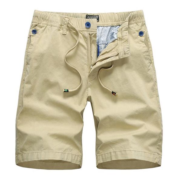 

solid casual shorts straight men's men summer fashion cargo short trousers knee length baggy mens leisure shorts male bottoms, White;black