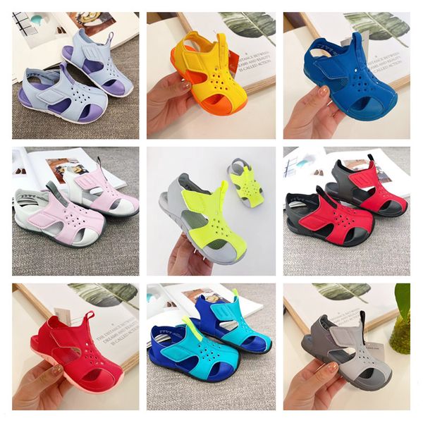 

little kids sandal sunray protect 2 water-resistant upper soft foam cushioning infants boys girls p blue psychic pink toddlers sandals02, Black