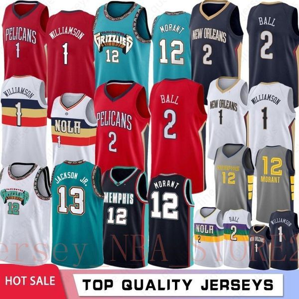 

ncaa zion 1 williamson college basketball jerseys ja 12 morant university lonzo 2 ball 34 antetokounmpo new draft jerseys stitched 2020, Black;red