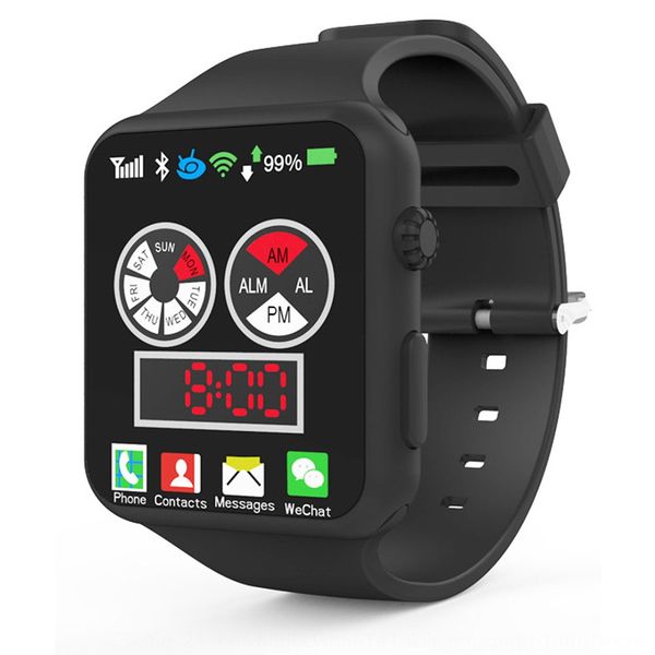 

led square men's casual simple student led square electronic men's casual simple electronic watch student watch, Blue