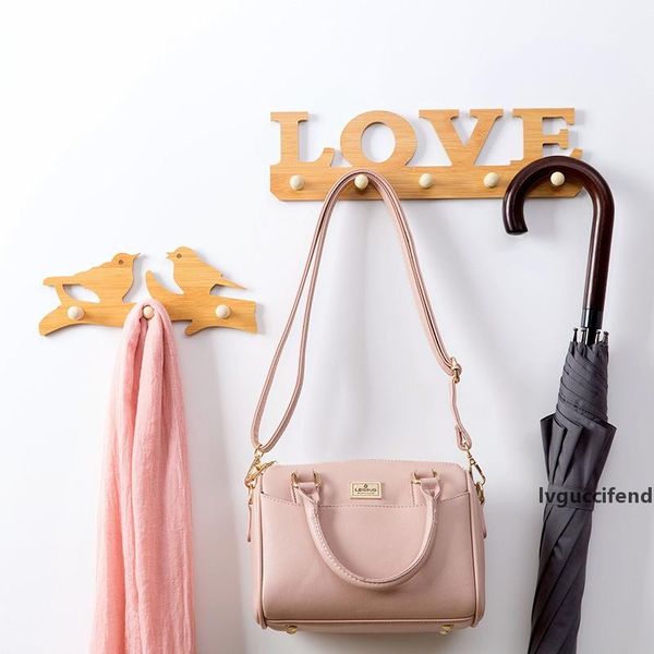 

new self adhesive wood hook shelf wall door clothes coat hat hanger organizer kitchen bathroom towel holder hooks storage rack lz1609