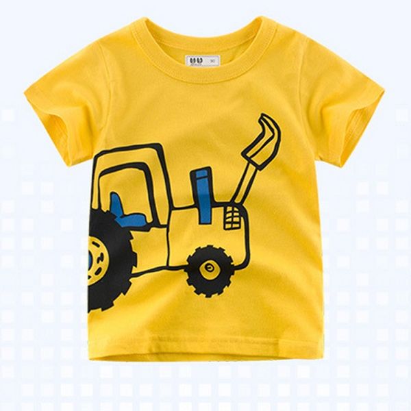 

children designe t-shirt for boys t shirt car cartoon pattern child t-shirts for girls kids boy tshirt kids fashion tees, Blue