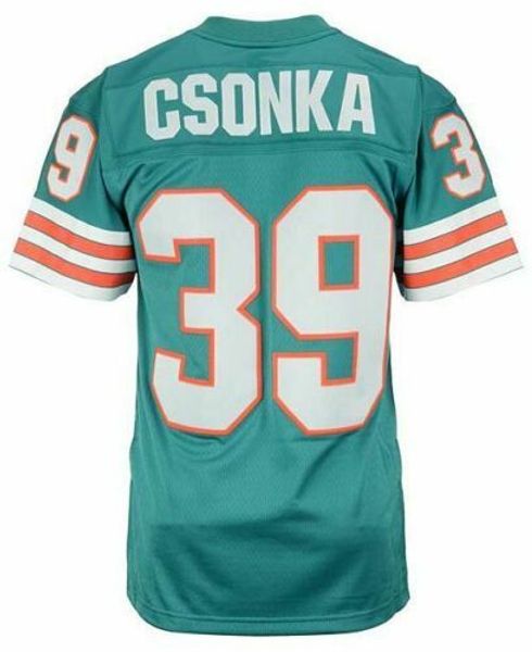

larry csonka #39 mitchell & ness men's 1972 retired legacy jersey, Gray