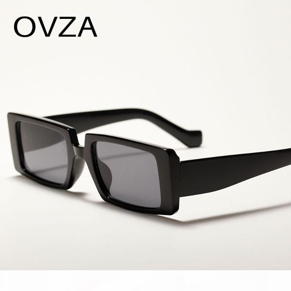 

ovza rectangle womens sunglasses brand designer men narrow eyeglasses fashion accessories s2001, White;black