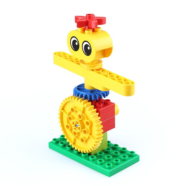 

puzzle block toys hand rotation scarecrow series of large particles block toys 2020 gift to the children of sell like cakes