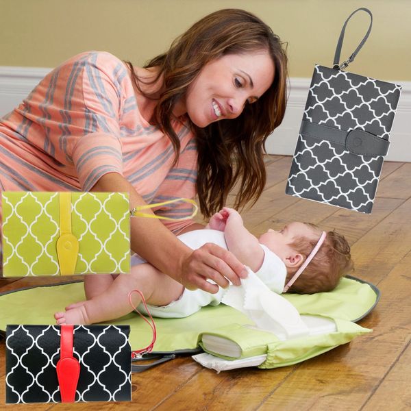 

men's diaper and women's baby creative portable pad storage foldable baby diaper pad