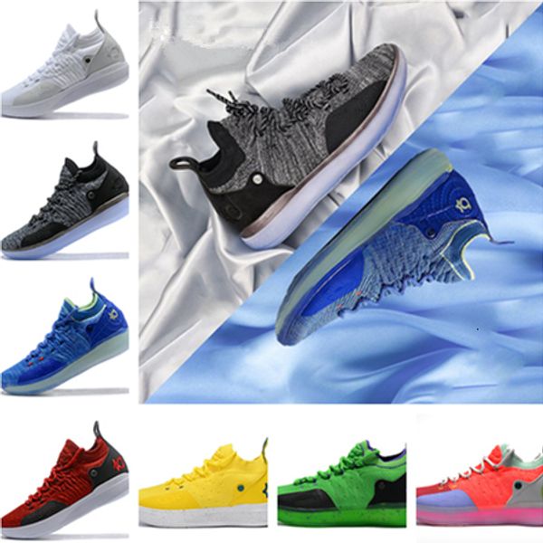 

2020 новые туфли увеличить kd 11 anniversary pe мужчины баскетбольная обувь kd xi elite low дюрант спортивный спорт обучение кроссовки fmvp, Black