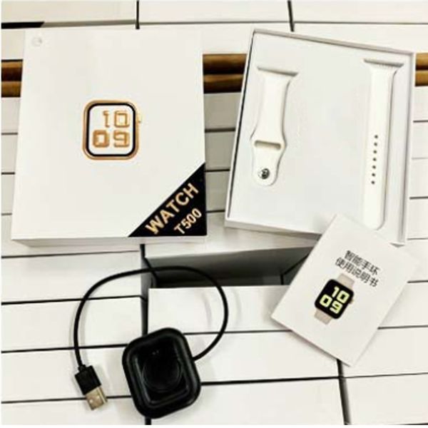 

smartwatch t500 smart watch bluetooth call 44mm smart fitness track sleep tracker watch heart rate monitor blood pressure
