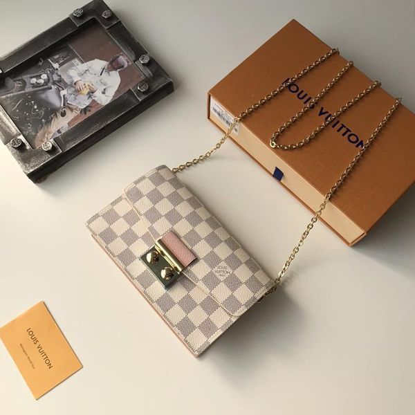 

new arrival womens bag vitnage small flap luxury designer chain plaid leather bags women shoulder bags crossbody bag ladies messenger bags