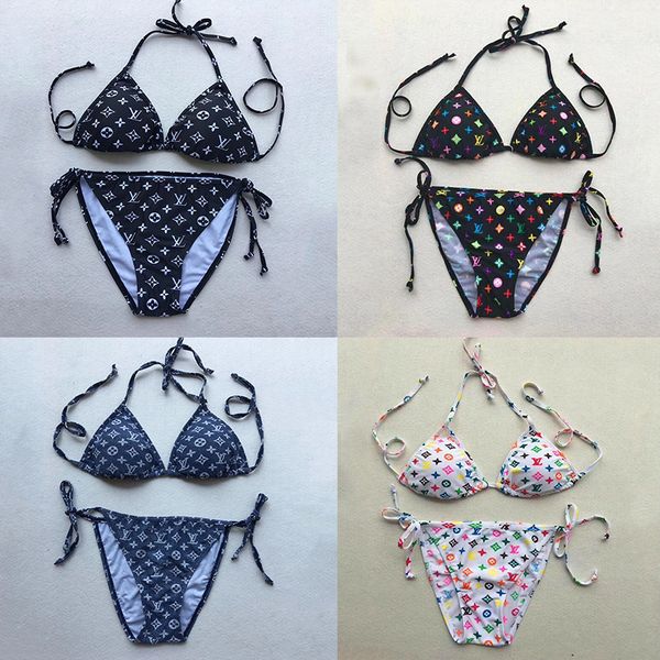 

20ss wholesale brand bikini swimwear for women bathing suit beachwear summer one piece lady swimsuit, White;black