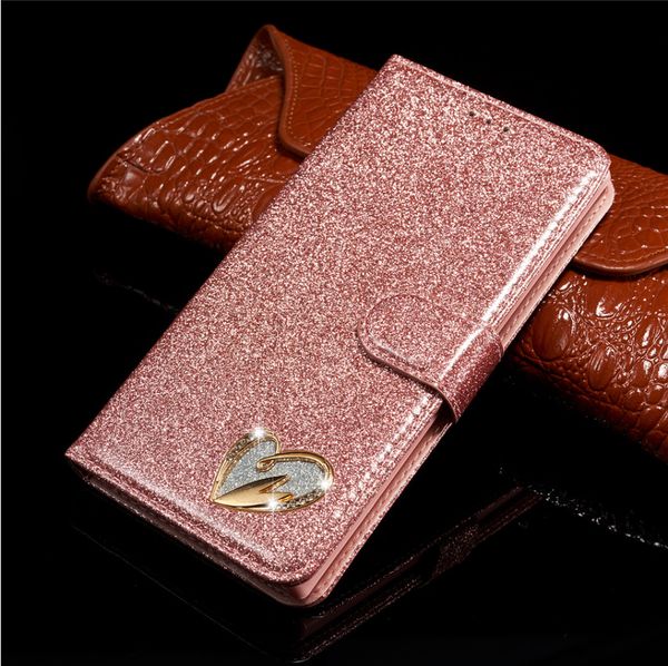 

glitter bling case for iphone 8 7 6s 6 plus se 2020 flip leather book wallet cover for iphone 11 pro xr x xs max 6 s case