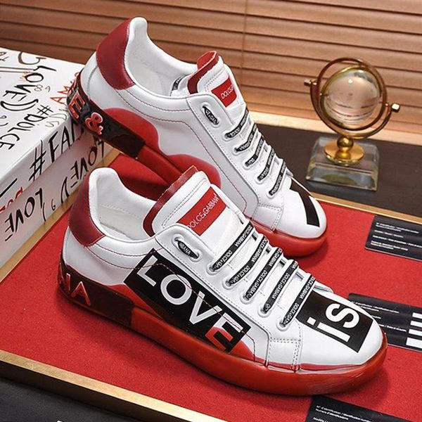 

2020 mens shoes breathable with original box mens shoes fashion sneakers calfskin nappa luxury design scarpe da uomo men shoes
