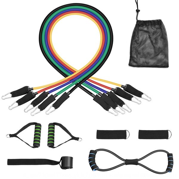 

kbiaf fitness equipment fitness equipment one-line multifunctional latex tension belt high elastic latex tube chest expansion tension rope 1