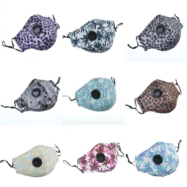 

2020 new designer printed reusable washable lovely cotton cloth women fashion mouth face mask festive party dustproof pm2.5 fast ship #45#98, Black