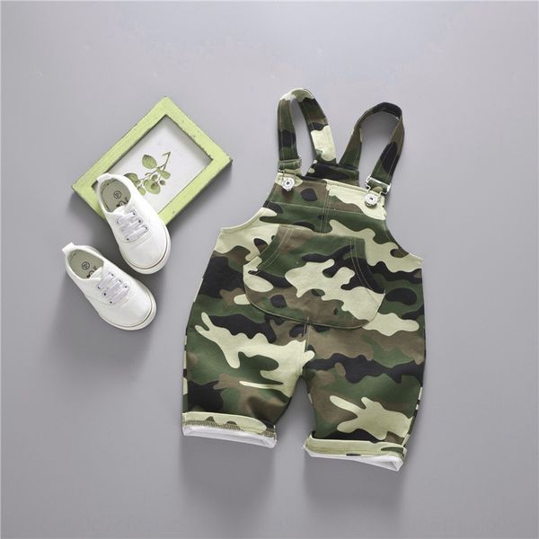 

hubrj korean style new summer clothing boys and girls cotton and linen suspender pants 0-1234 sling trousers children's panty years old, Blue
