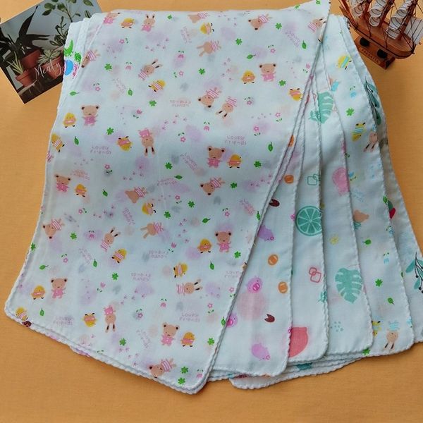 

plus 30x80cm double-layer gauze baby pure cotton face saliva bath bath towel saliva towel