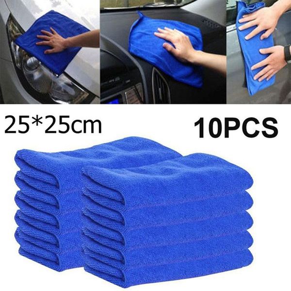 

10pcs new cloths cleaning duster microfiber car wash towel auto care detailing