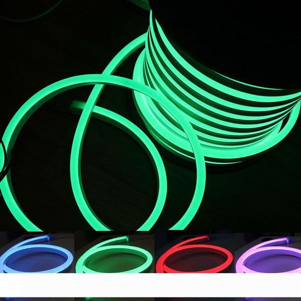 

25m Lot 110V 220V 2835SMD 120LEDS 6W LED Neon Rope Light LED Beer neon sign Light flexible waterproof strip light