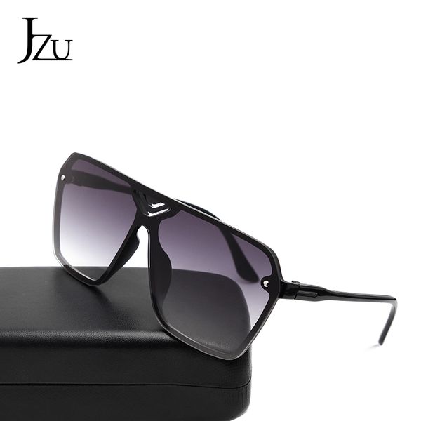 

square fashion men's sunglasses sports outdoor dazzling brand designer sunglasses ladies gradient driving glasses, White;black