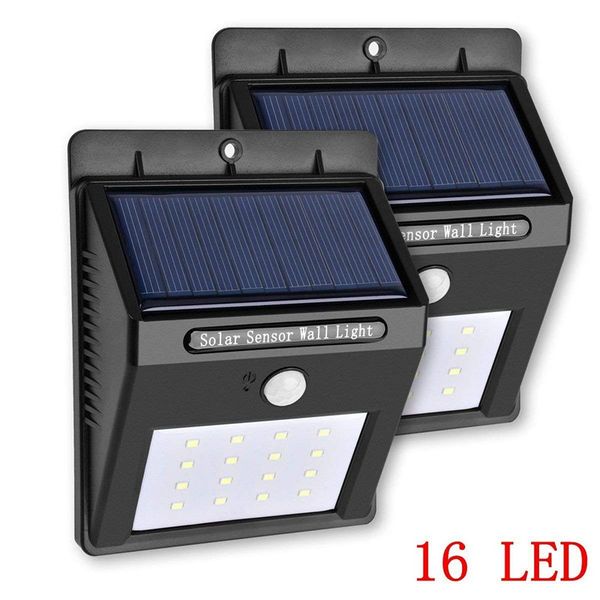 

2pcs led wireless rainproof solar motion sensor light led wall light for yard garden /outside wall/ driveway /deck