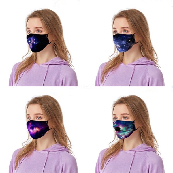 

cartoon fa mask wit breating valves dener printed famask skin friendly cotton wasable reusable mout mask anti pm2.5 #5#928