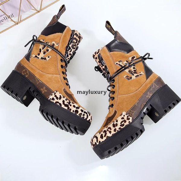 

новая мода обувь лауреат платформы desert загрузки bottes femmes женская обувь повседневная обувь luxury party vintage chaussures de femme v, Black