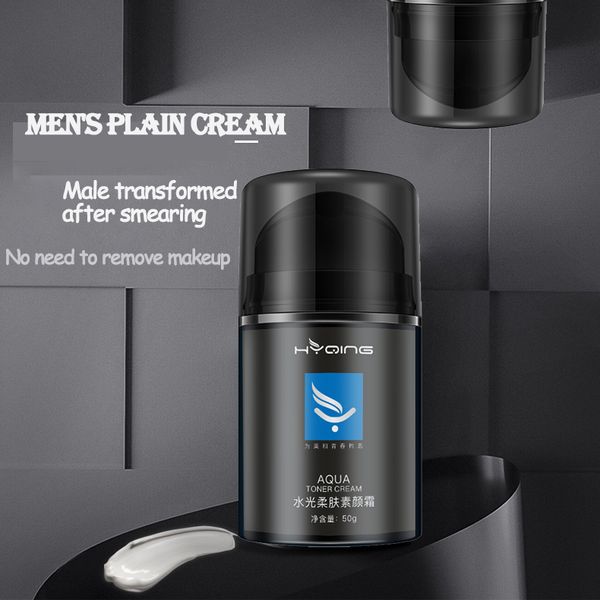 

for men only reduce gloss oil control nurish skin lighten pockmarks delicate concealer natural color bb cream wholesale plain cream, White