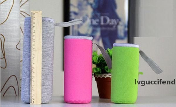 

sport water bottle case insulator bag neoprene bottle cooler pouch holder sleeve carrier for 360ml 420ml drink water bottle covers