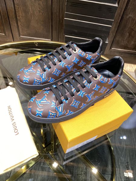 

new4 luxury men's casual shoes fashion wild comfortable sports shoes business travel men's shoes original box packaging zapatos ho, Black