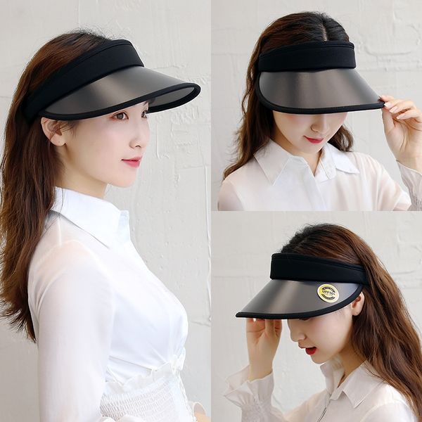 

uqqk sun female korean uv outdoor uv-proof roof sun protection sunscreen sunscreen hat hat, Blue;gray