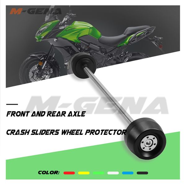 

front wheel fork slider protector for ninja versys650 versys 650 2020-2020 2020 2020 motorcycle accessories axle crash cap moto