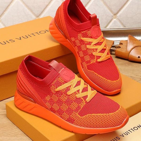 

fashion men shoes leather luxury casual shoes with original box zapatos de hombre rubber soles breathable men shoes fashion footwears sale
