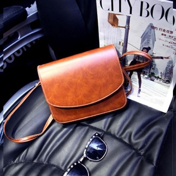 

oil leather crossbody you pi women bags crossbody women ba new bagwomen's bag new women's bag, White
