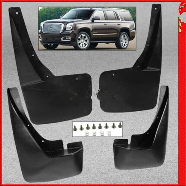 

splash guards front rear 2007-2017 cadillac escalade mud flaps pair