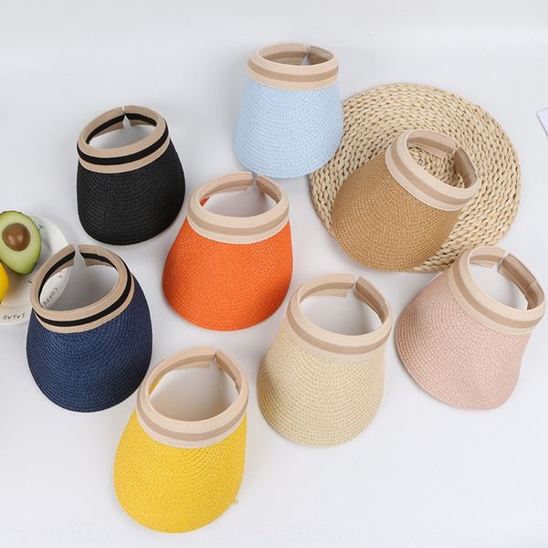 

parent-child empty sun sun children's outdoor sunscreen simple cool hat baby breathable sunshade beach hat, Blue;gray