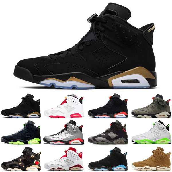 

2020 dmp 6 6s hare men basketball shoes travis scotts psg infrared oregon athletic mens trainers sports sneakers size 7-13