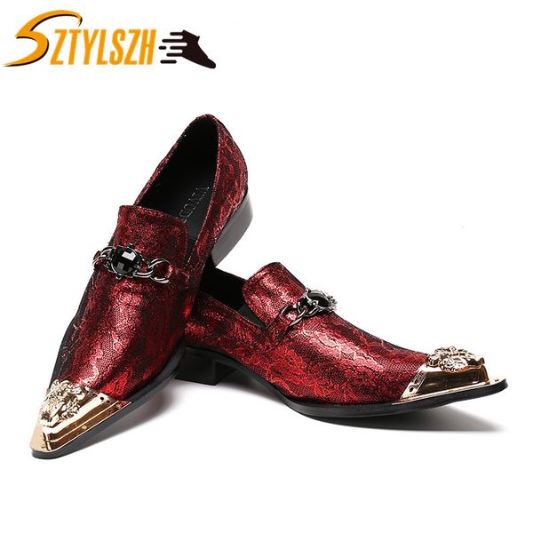 

мужчины остроконечных toe металл мужчина платье обувь мода стиль люди из натуральной кожи свадебной обуви социального sapatos мужской oxford, Black