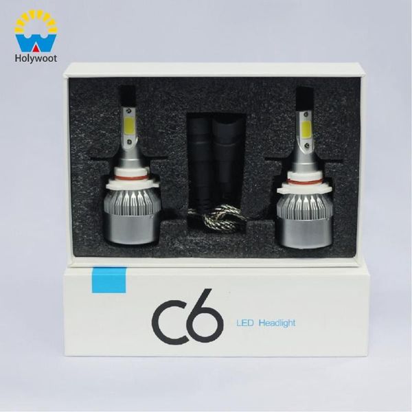 

c6 led headlight bulbs led car lights 4 9006 auto headlamps