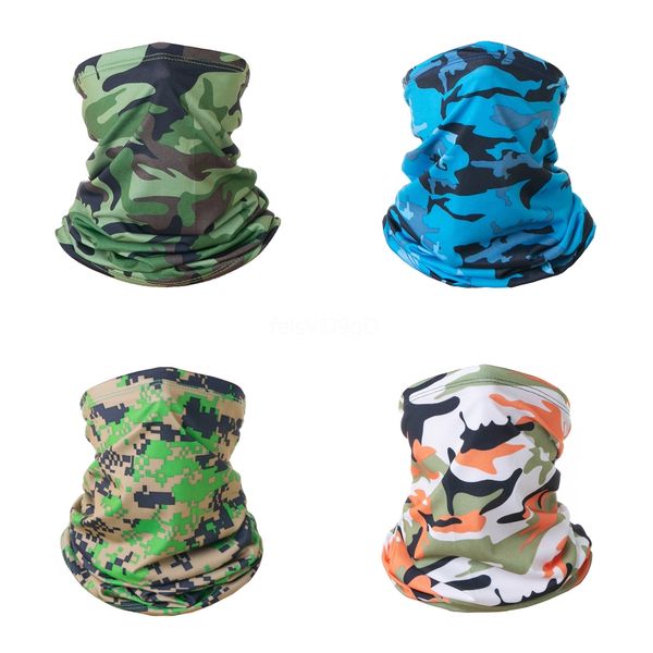 

military camouflage scarf scarves wraps neck warmer seamless bandana motorcycle buffe magic face shield ka #69#403, Black