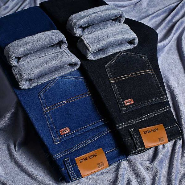 

men's jeans winter for men warm homme vaqueros hombre mens jean man pants pantalones marcas famosas biker calca, Blue