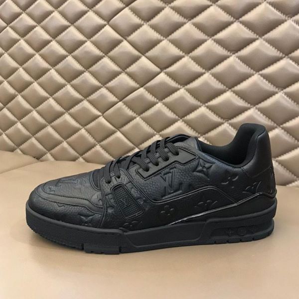 

0107 high-quality men's casual sports shoes and designer luxury outdoor casual shoes, the original box size is 38-45, Black
