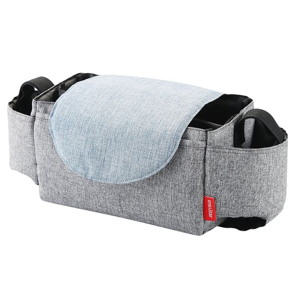 

diaper bags insular multi-pocket baby bag waterproof stuff nappy hanging cup holder carriage pram buggy cart bot