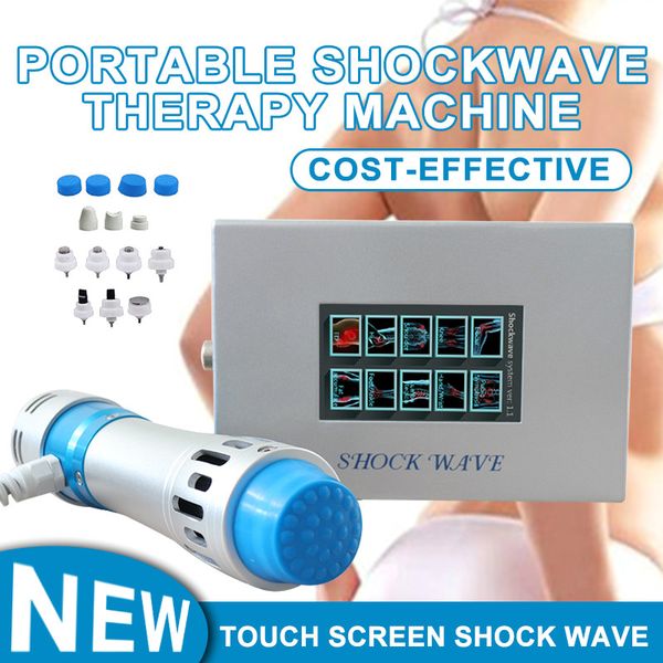 

professional shockwave therapy eswt machine shock wave therapy pain relief equipment with english and spanish languages