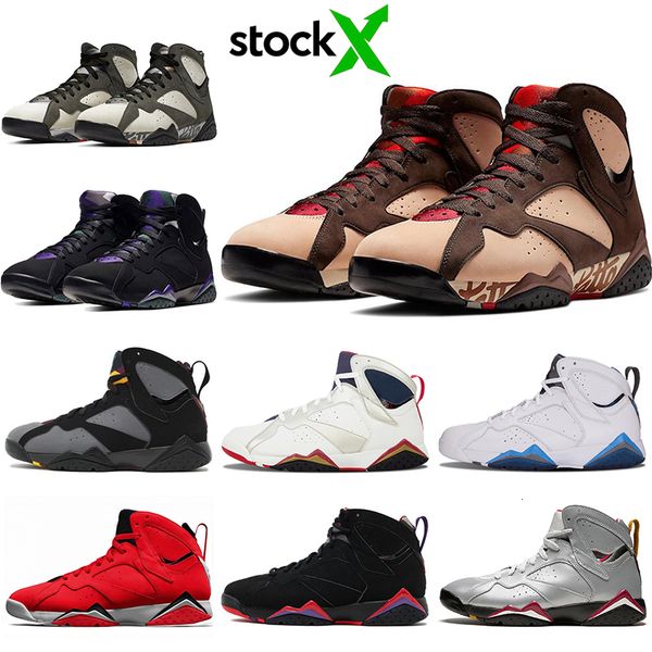 

патта x оптовая 2020 jumpman баскетбол обувь 7s олимпийский рэй аллен сосулька тренеры спорт raptro charcoal светоотражающие champion мужчин, Black