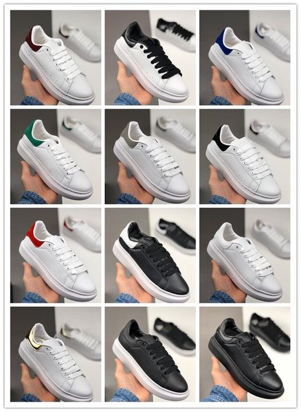 

2020 wedding platform fashion party men women shoes sneakers leather velvet black white red flat casual shoes platform trainers 5-11