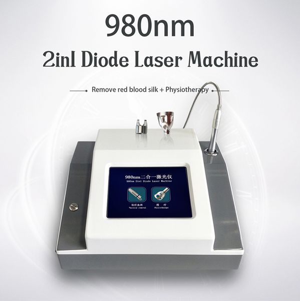 En etkili lazer diyot 980nm vasküler ven çıkarma makinesi taşınabilir 2 /1 fizyoterapi ağrı kesici tırnak mantar çıkarma ekipmanı