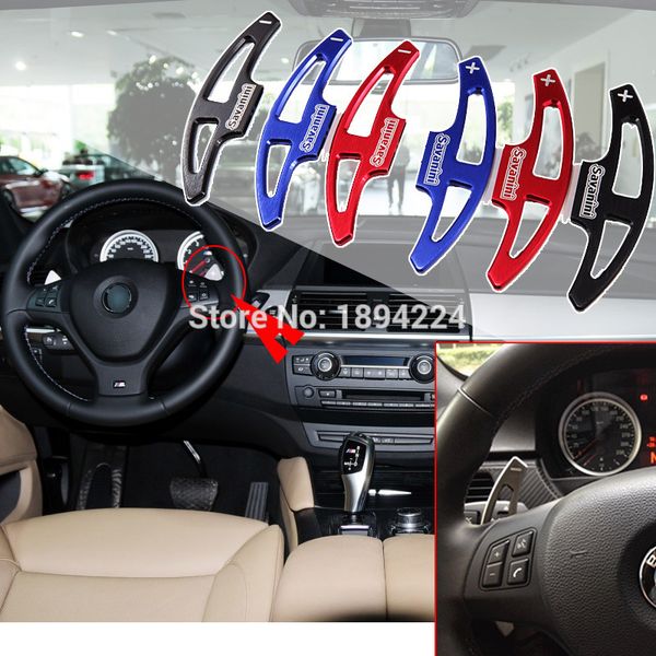 

2pcs car steering wheel shift paddle shifter extension for bmw x5 m 2010-2013