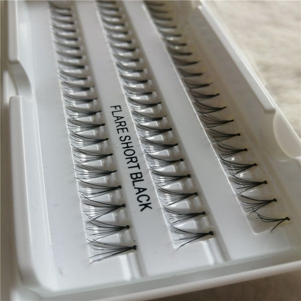 

60 pieces 0.07 thickness hair c curl eyelash extension 9 mm strip false eyelashes makeup individual lashes