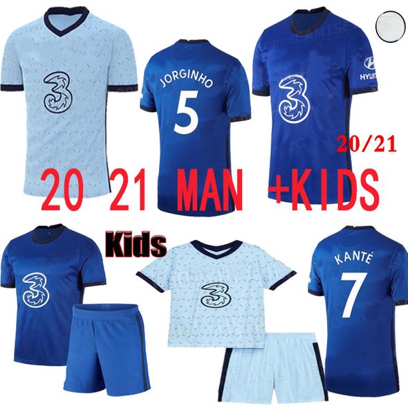 

thailand werner pulisic kante abraham mount ziyech soccer jerseys 2019 2020 2021 camiseta de football kits shirt 20 21 men kids sets, Black;yellow